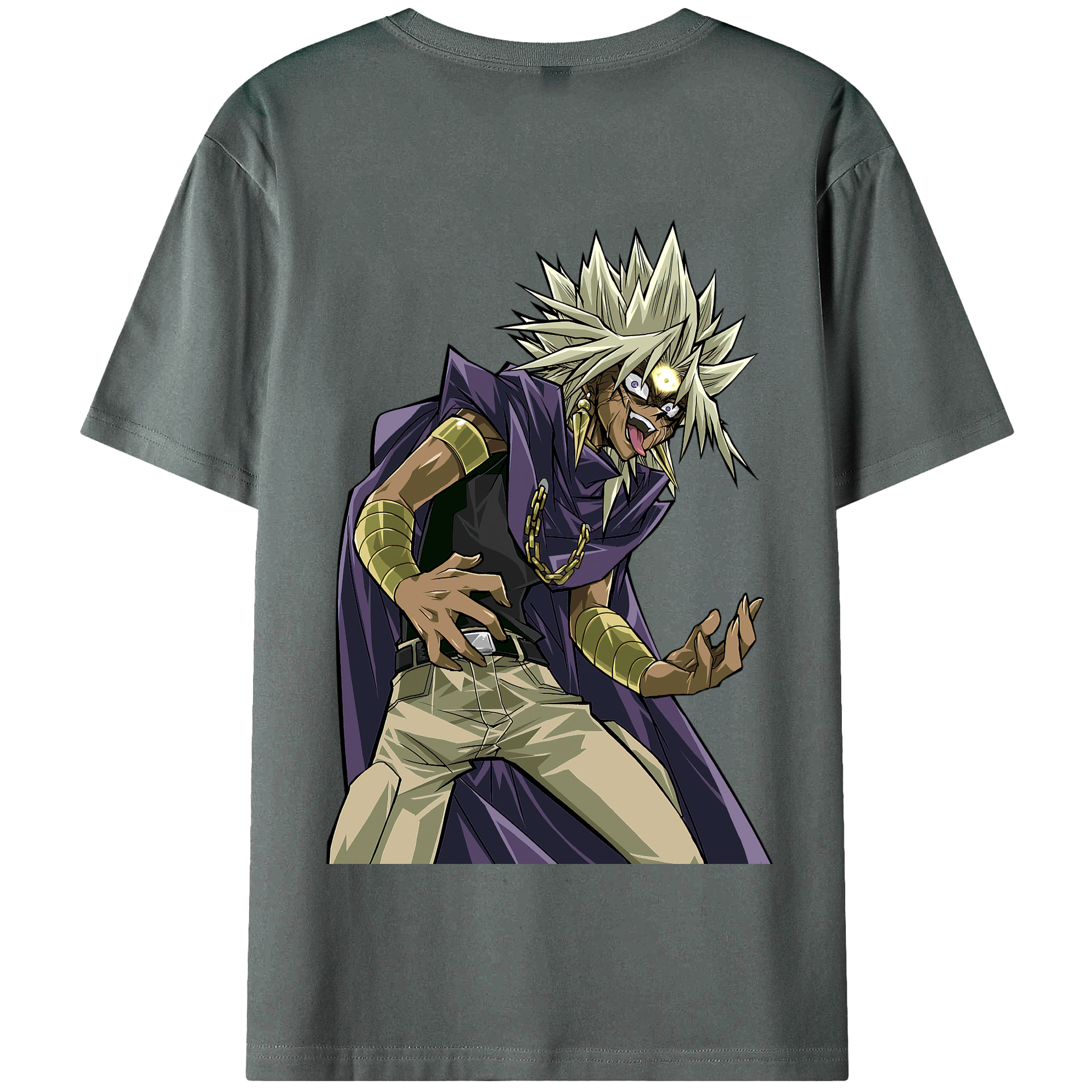 （画像用） 遊☆戯☆王 Yu-Gi-Oh! 綿100％半袖Tシャツ（背面プリント）